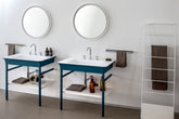 Agape Novecento XL wall sink with 3 tapholes ACER10703R